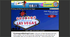 Desktop Screenshot of printingandmailinglv.com